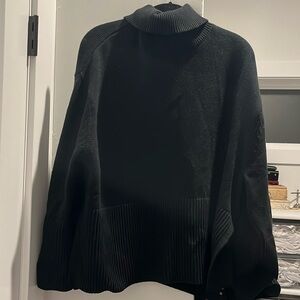 Gap turtleneck sweater, S, black